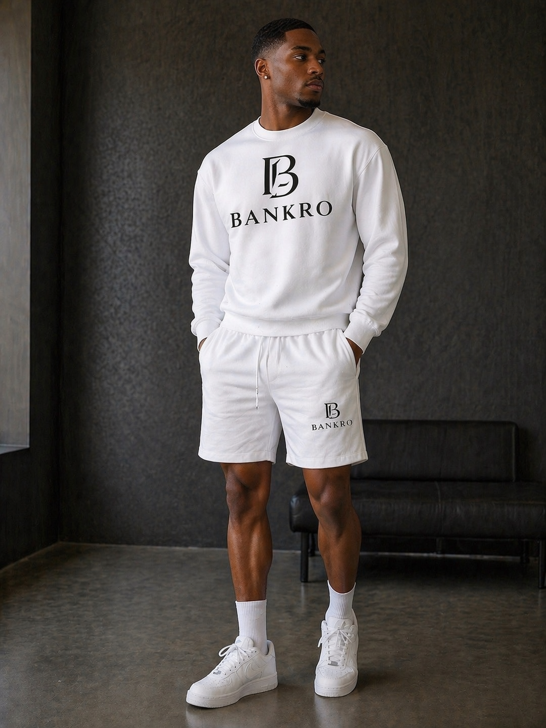 Bankro 1 of 1 Shorts & Crew Neck Set