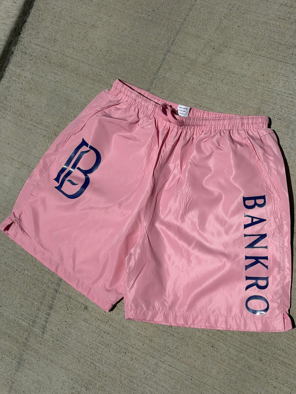 Bankro Pink And Purple Signature Shorts