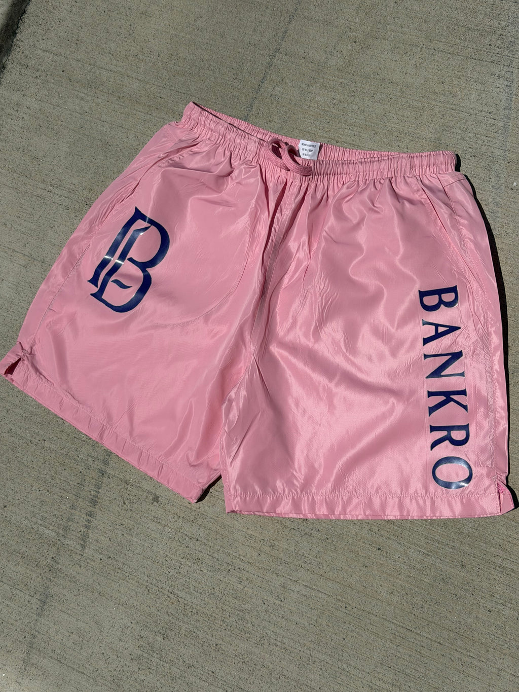 Bankro Pink And Purple Signature Shorts